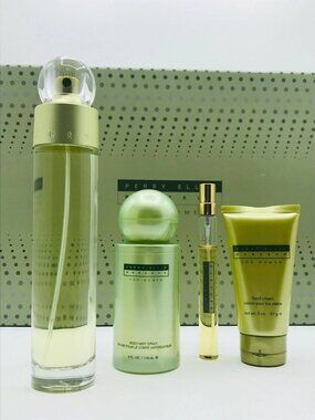Perry Ellis Reserve Women 4pc Set Parfum Spray~Body Mist Hand Cream NEW!LQQK!